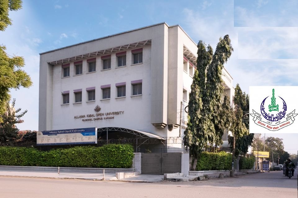 Allama Iqbal Open University Karachi Campus building front view