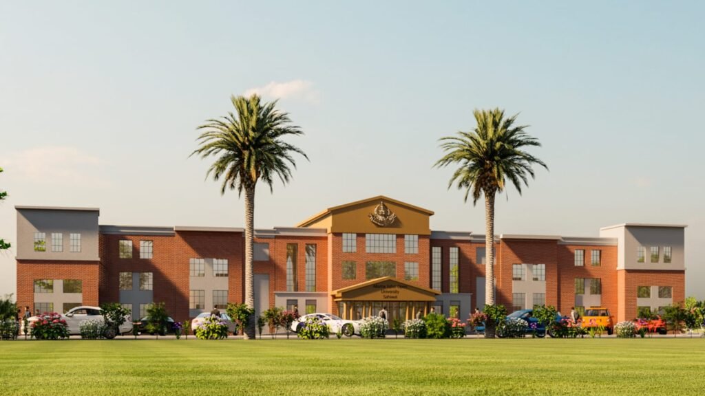 Allama Iqbal Open University Sahiwal Campus building front view