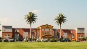 Allama Iqbal Open University Sahiwal Campus building front view