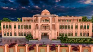 Allama Iqbal Open University Sheikhupura Campus building front view
