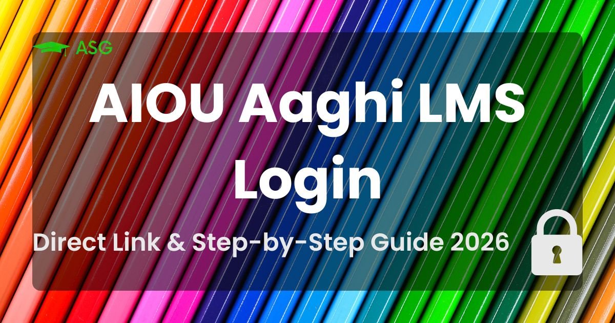 AIOU Aaghi LMS Login